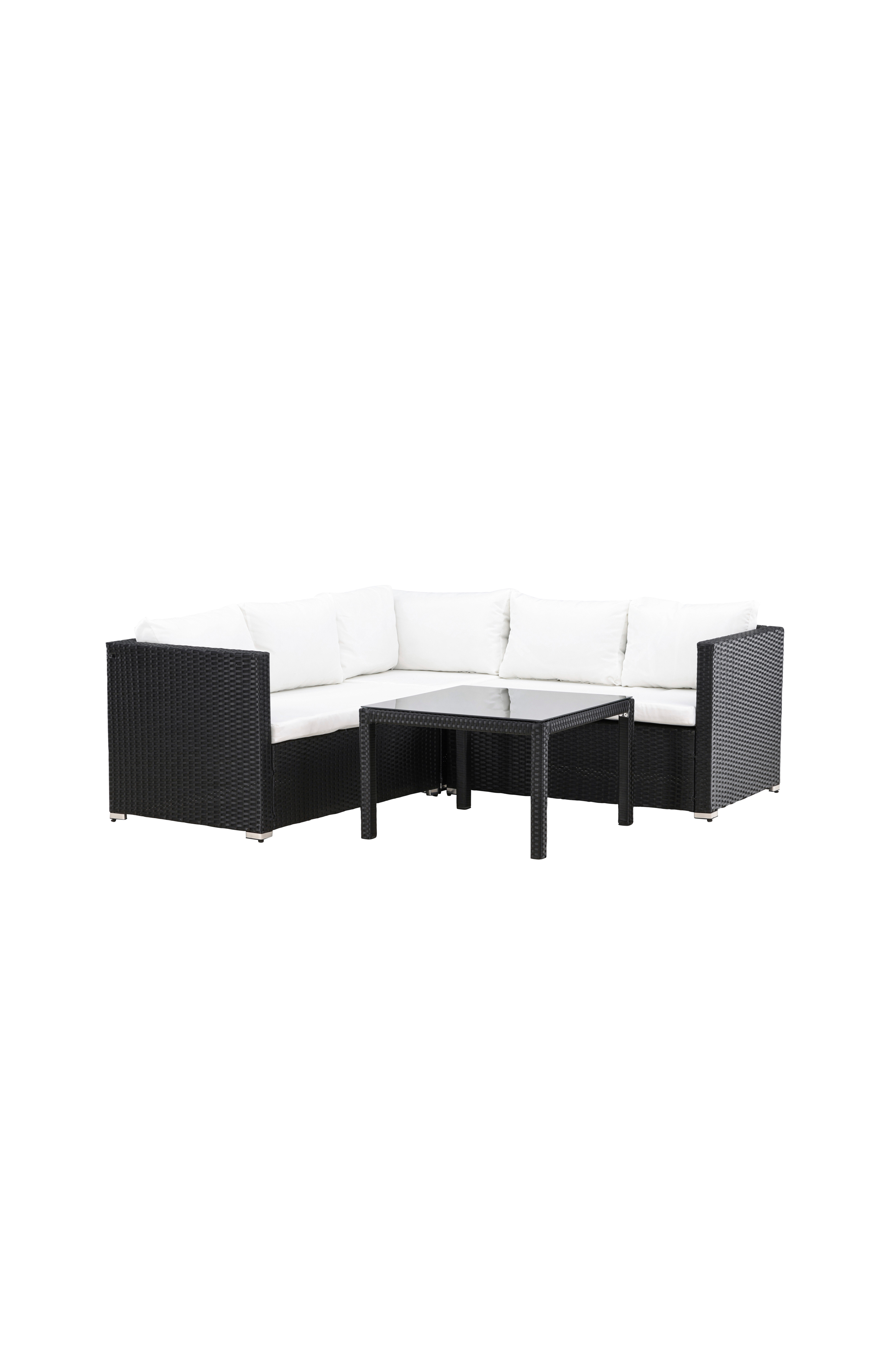 Venture Home Lounge Set Kuba Svart Loungeset Ellos.se
