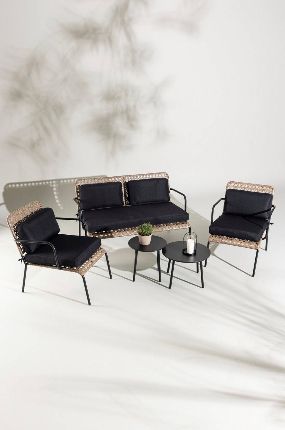 Venture Home Lounge Set Paola, svart från Venture Home, bild 5
