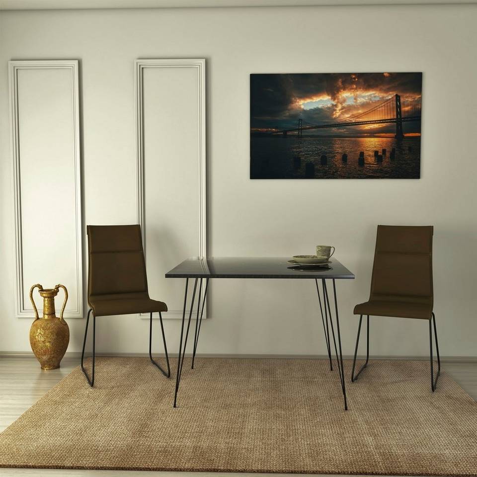 Hanah Home Bord Sandalf Square Caucasian, vit från Hanah Home, bild 5