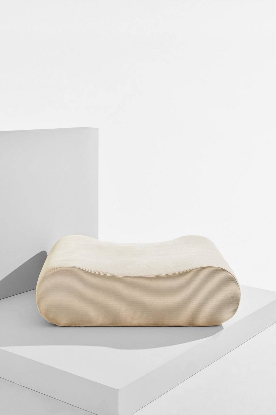 Pastill Faye puff i manchester, beige från Pastill, bild 5