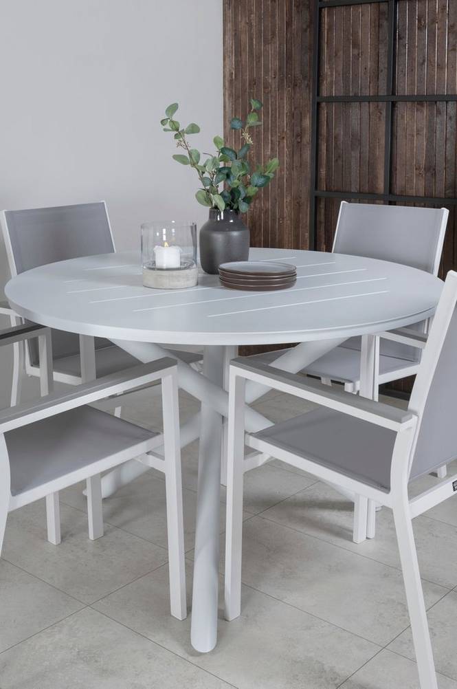 Matgrupp Nellie med 4 st matstolar Parma