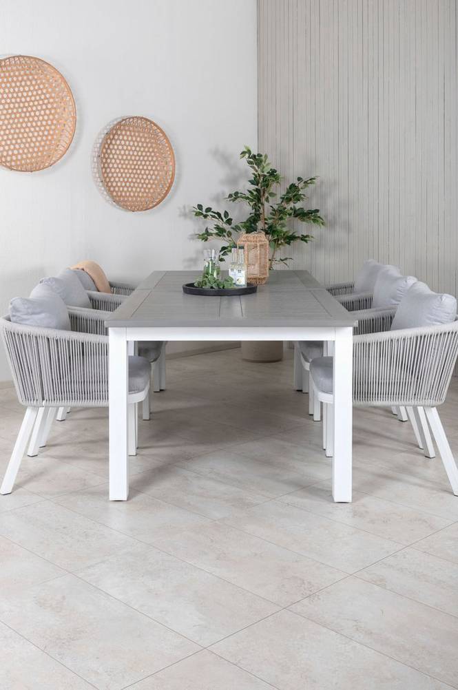 Spisegruppe Albany med 6 spisestoler Virya