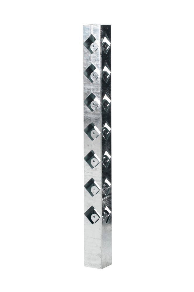 Staket Öckerö 1100mm varmgalv stål 70x70 mm Hörn
