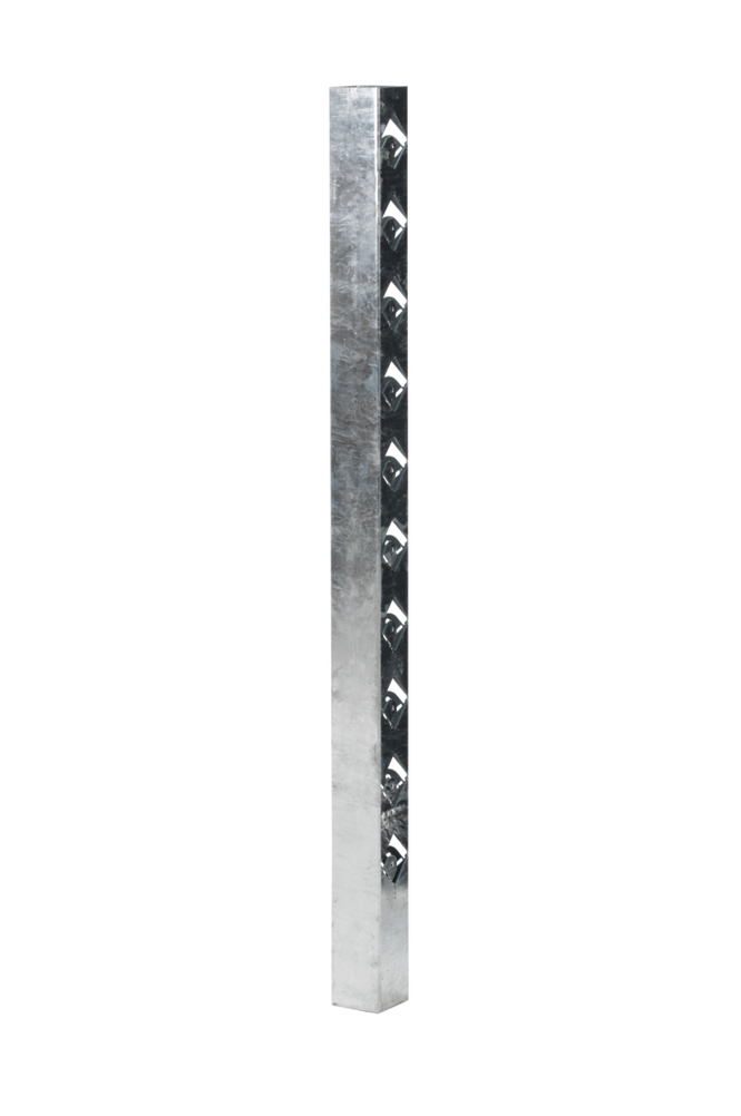 Staket Öckerö 1100mm varmgalv stål 70x70 mm Avslut