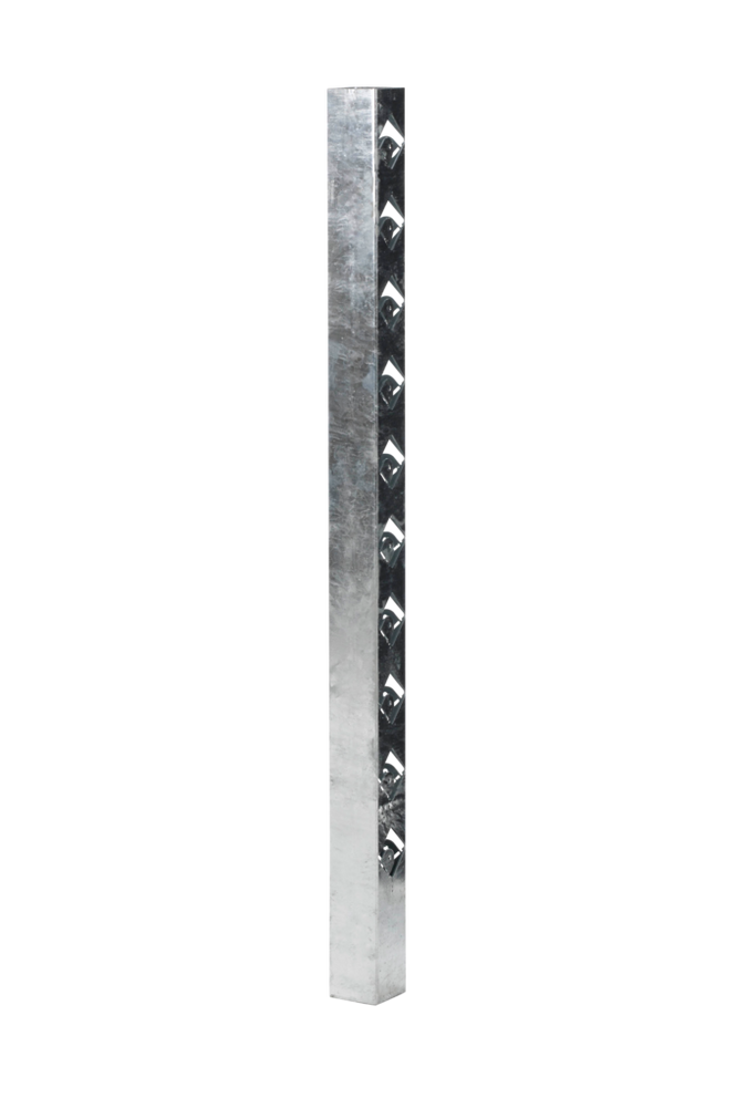 Staket Öckerö 1480mm varmgalv stål 70x70 mm Avslut