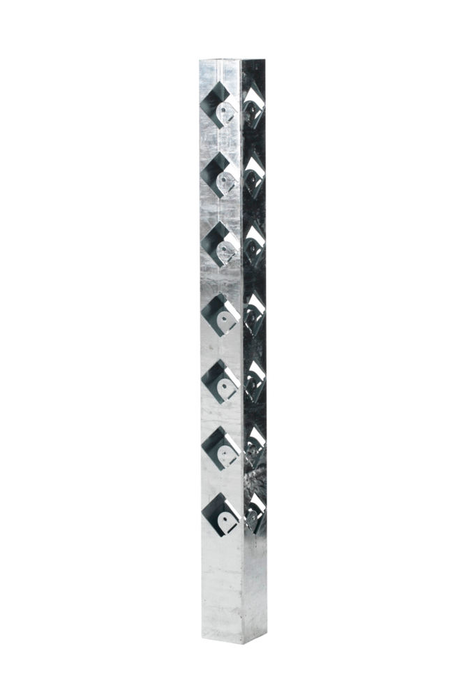 Staket Öckerö 1480mm varmgalv stål 70x70 mm Hörn
