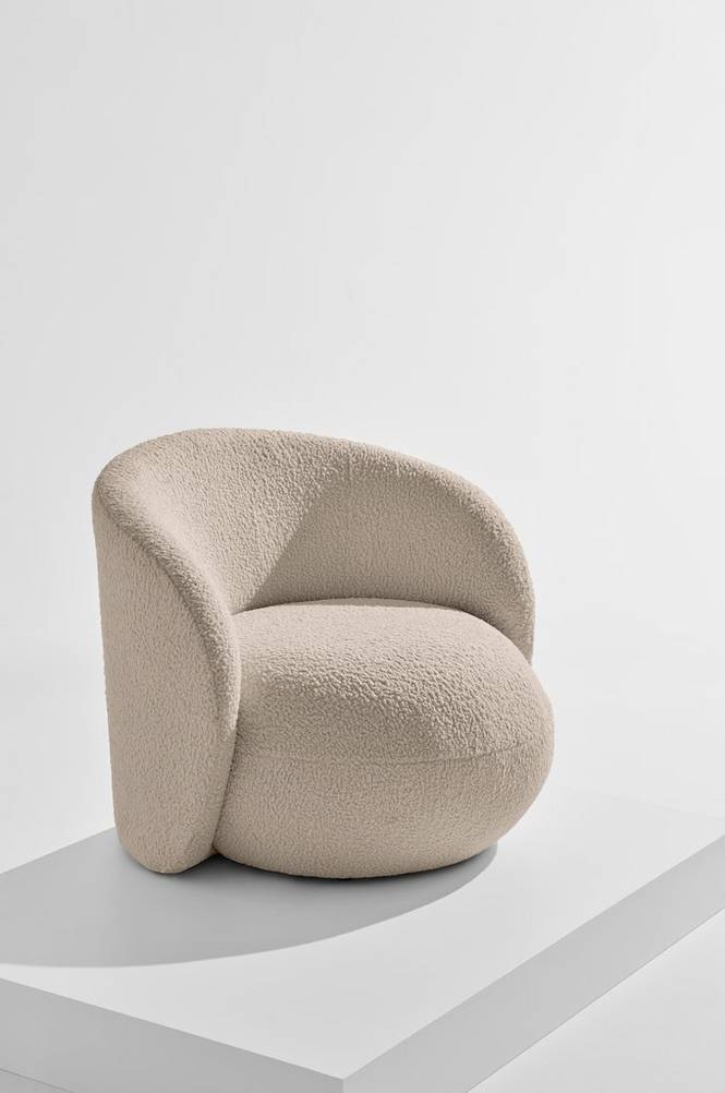 Bloom fåtölj i teddy Beige