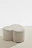 Bodhi puff i bouclé Ø 70 cm Greige