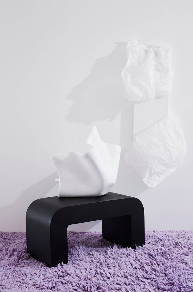 Lucie soffbord 80x40 cm Matt svart