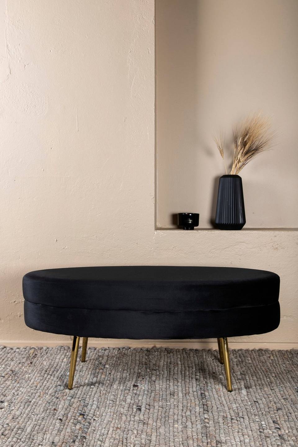 Venture Home Sittpuff Otto, svart från Venture Home, bild 5