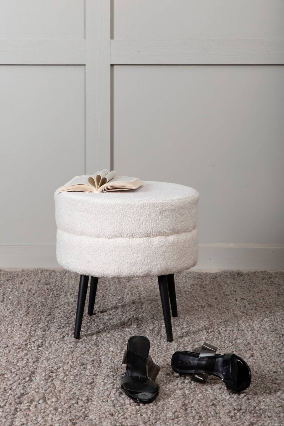 Venture Home Sittpuff Pot, vit från Venture Home, bild 5