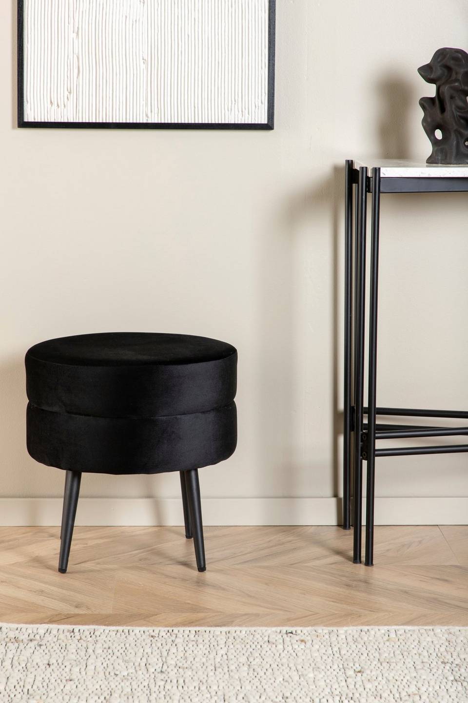 Venture Home Sittpuff Pot, svart från Venture Home, bild 5