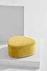 Noelle puf i velour Ø 65 cm Yellow (Hengtai P91010)