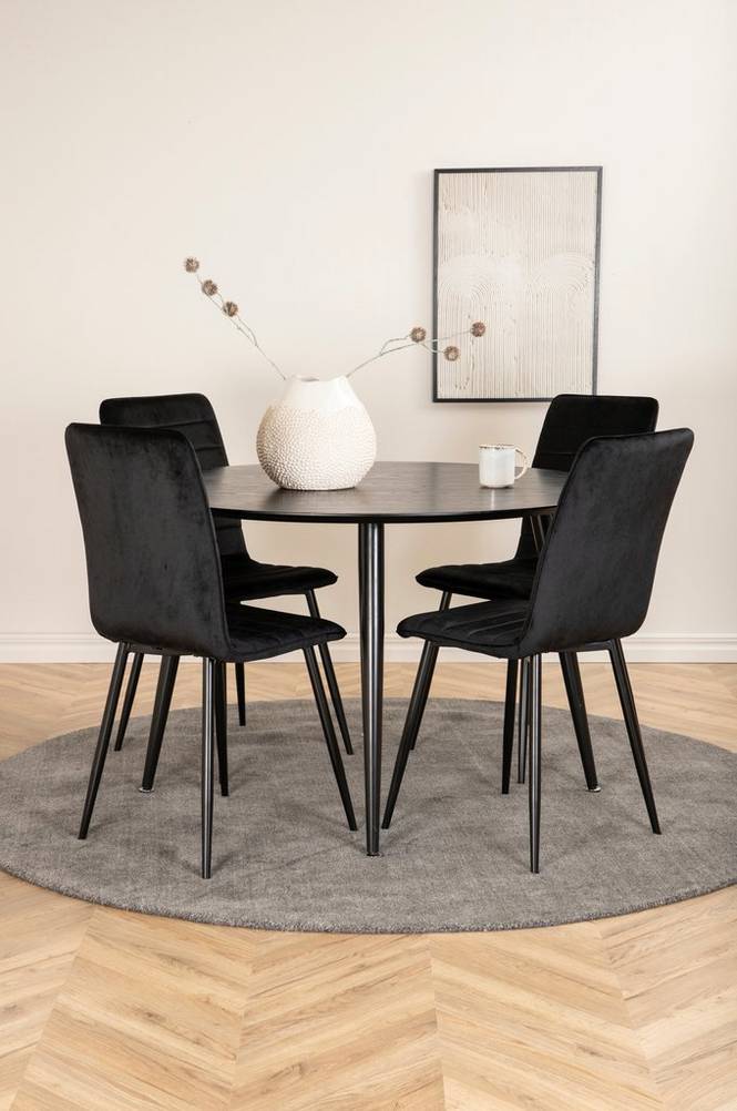 Spisegruppe Dipp med 4 Windu Lyx spisestoler