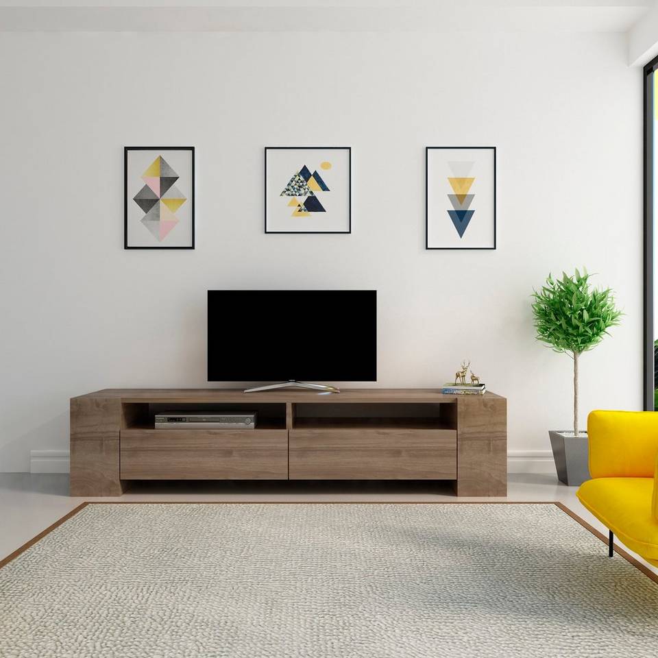 Hanah Home Tv-bänk, brun från Hanah Home, bild 5