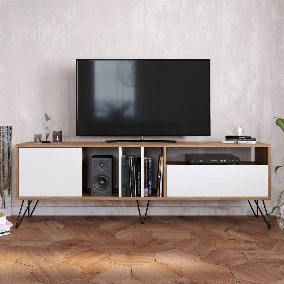 Hanah Home Tv-bänk, vit från Hanah Home, bild 5