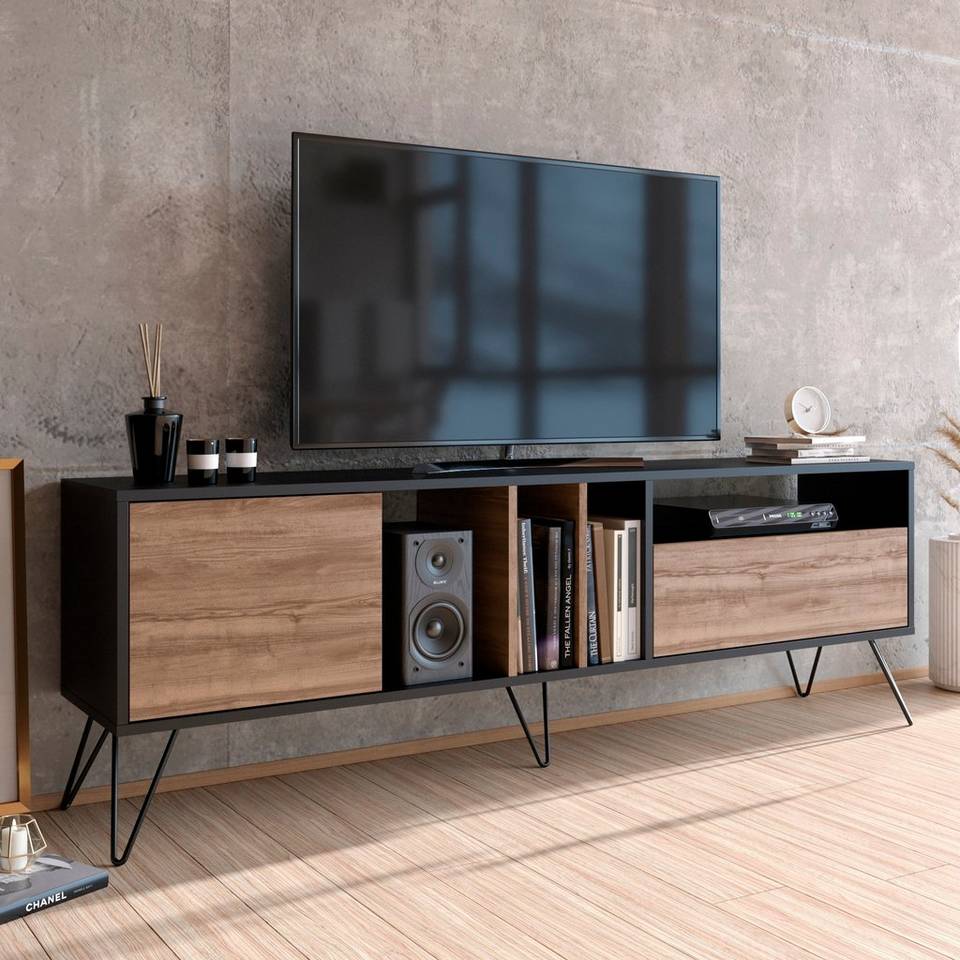 Hanah Home Tv-bänk, brun från Hanah Home, bild 5