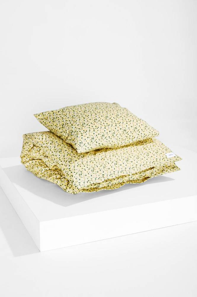 Flora påslakanset i percale, 2 delar