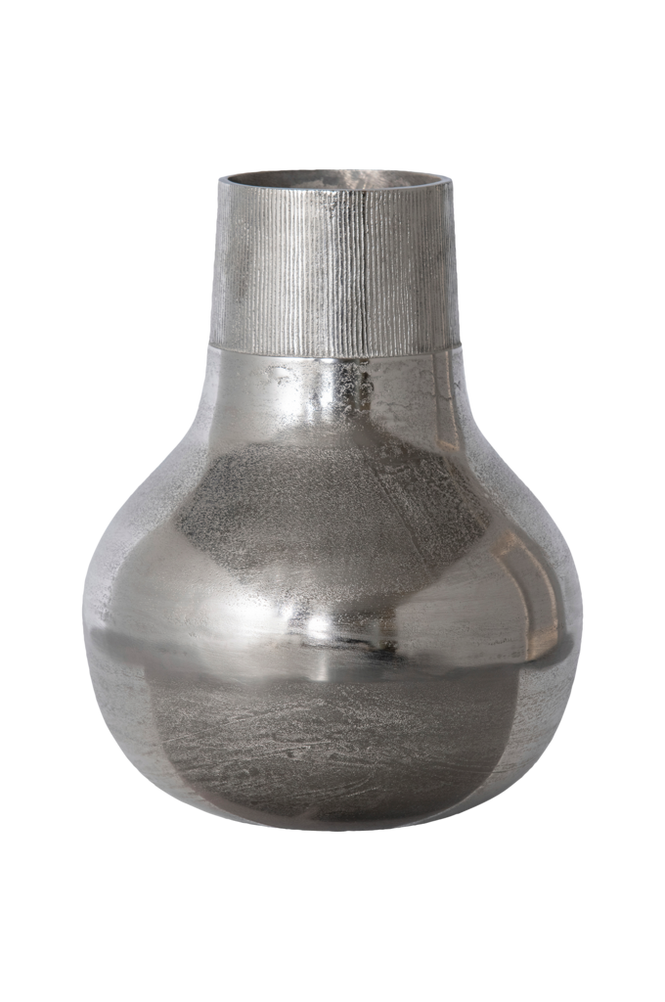 vase svart metall Metal XL