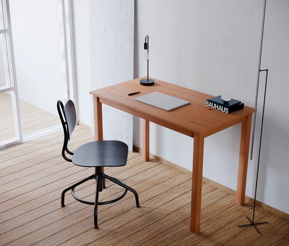 Wood Furniture Skrivbord Vita, brun från Wood Furniture, bild 5
