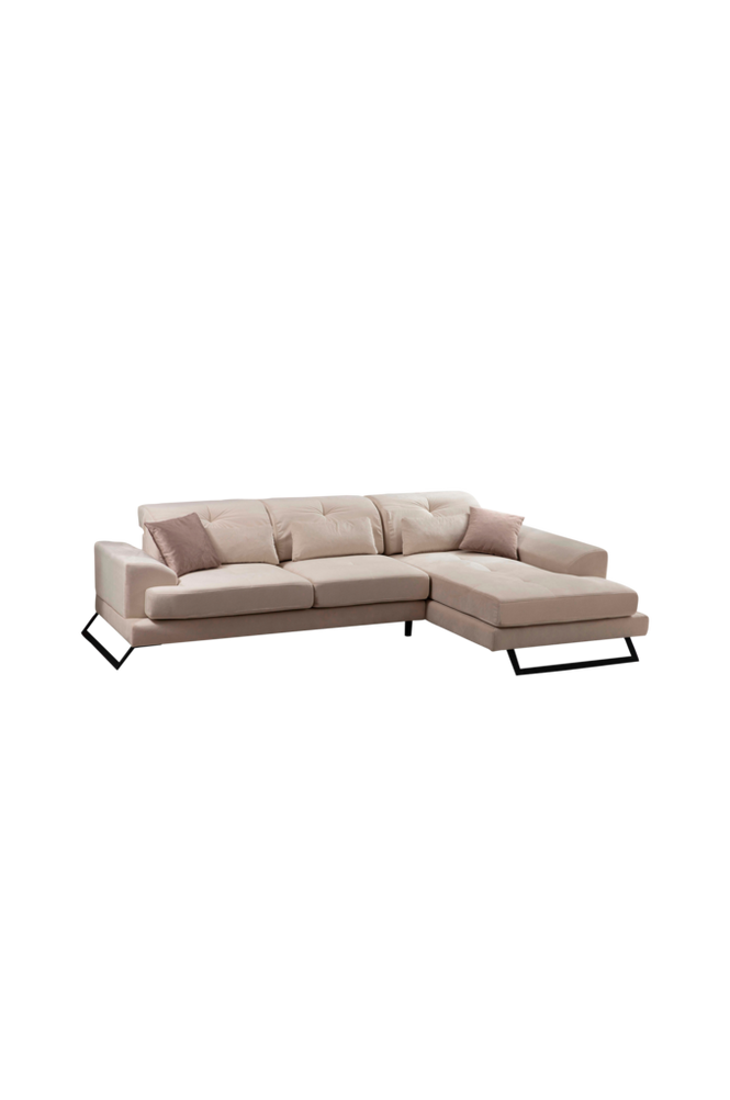 Hörnsoffa Frido Höger Hörn (L3+Chl) - Stone Beige