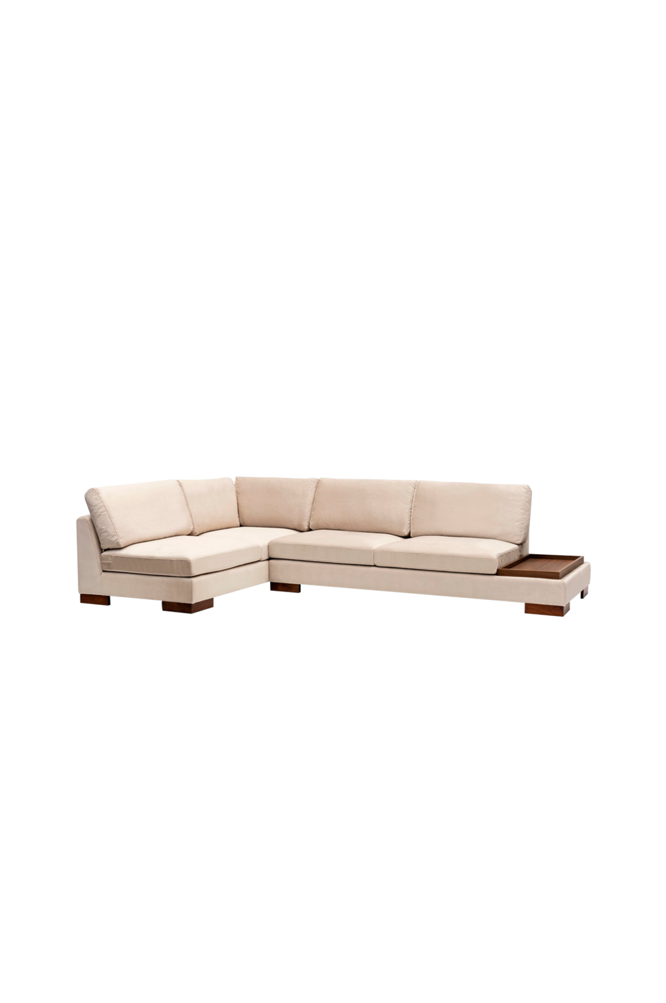 Homitis Hörnsoffa Tulip Vänster Hörn Med Puff Mörkgrå, beige från Homitis, bild 5
