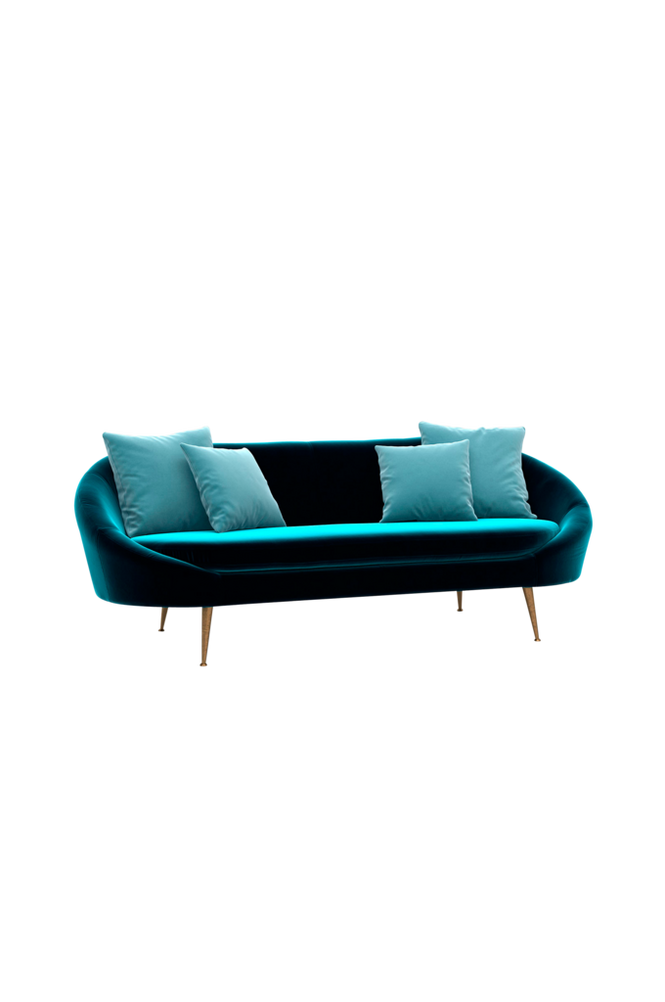 Sofa 3-seter Matilda - Petroleumsblå