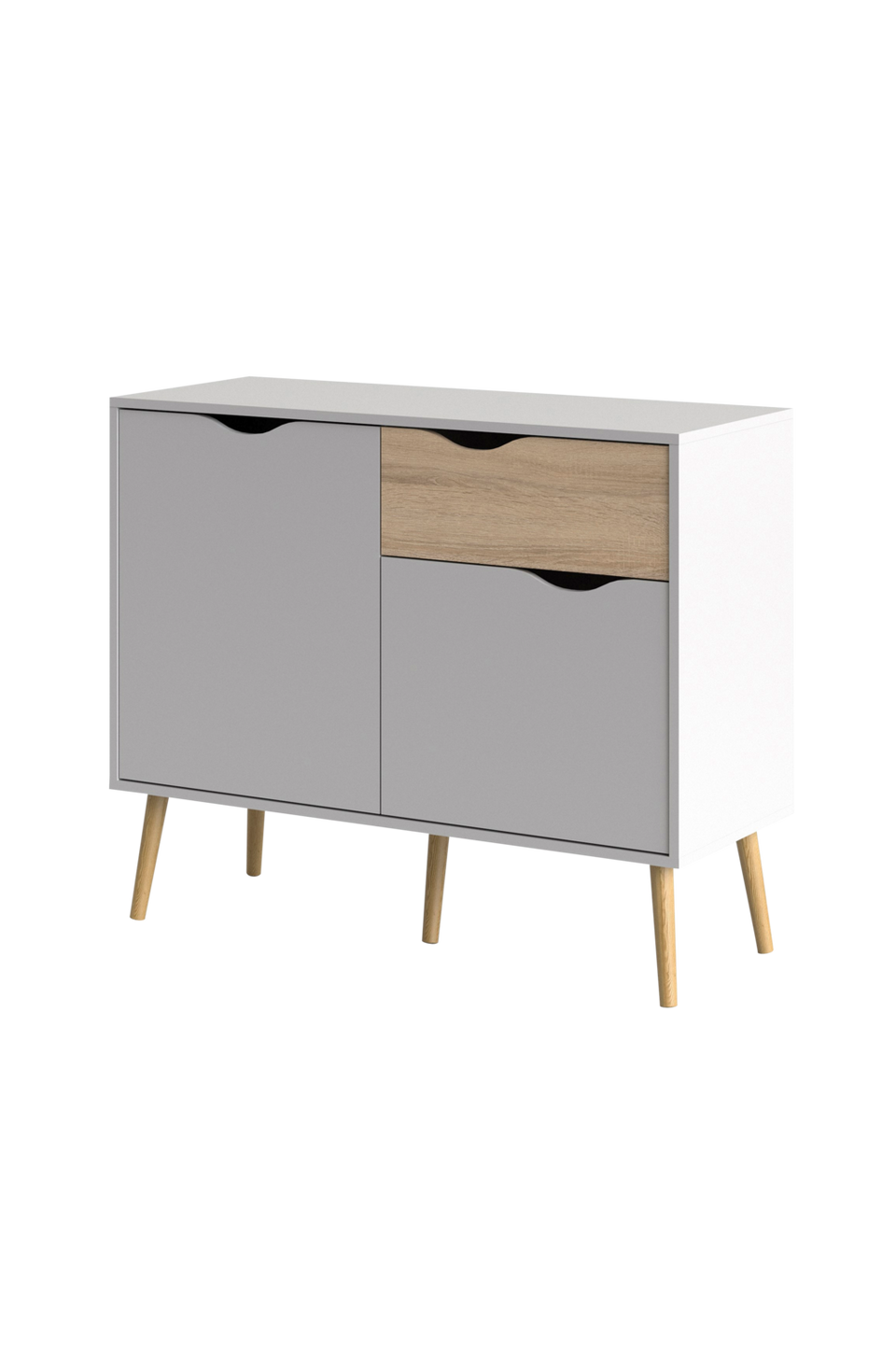 Tvilum Sideboard 2 dörrar + 1 låda Oslo, vit från Tvilum, bild 5