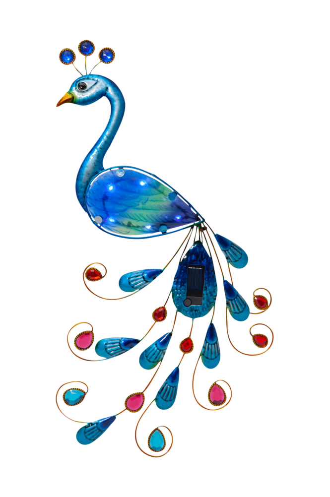 Solcellsdekoration Peacock