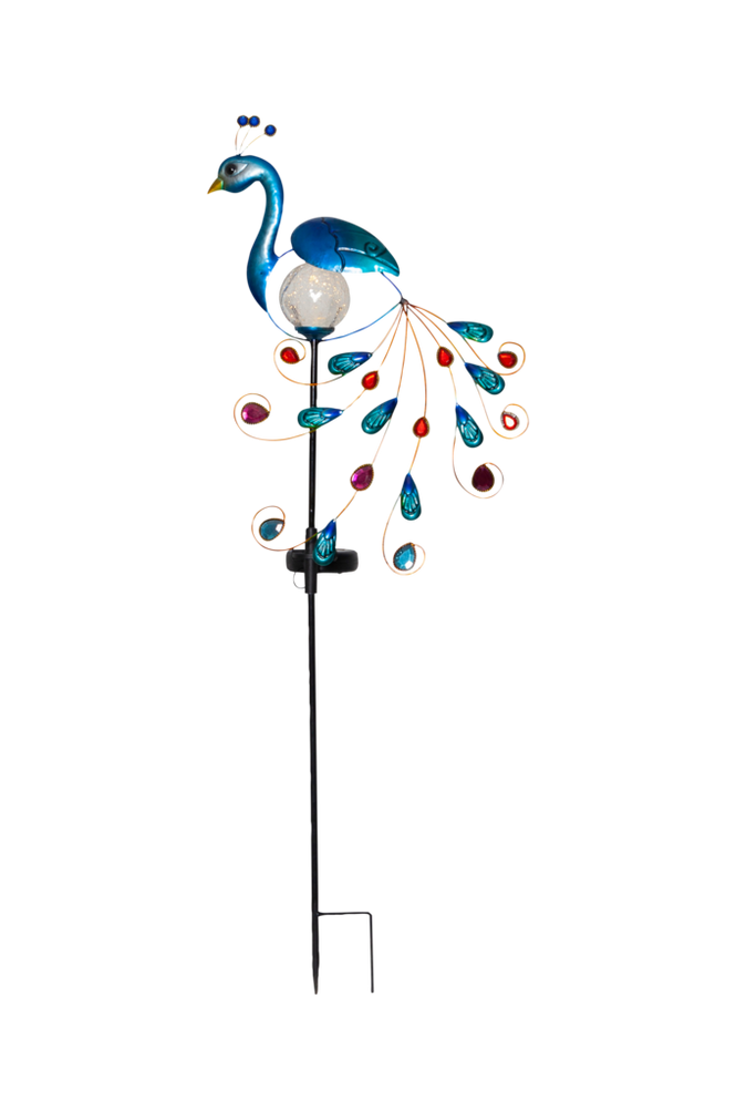 Solcelledekor Peacock