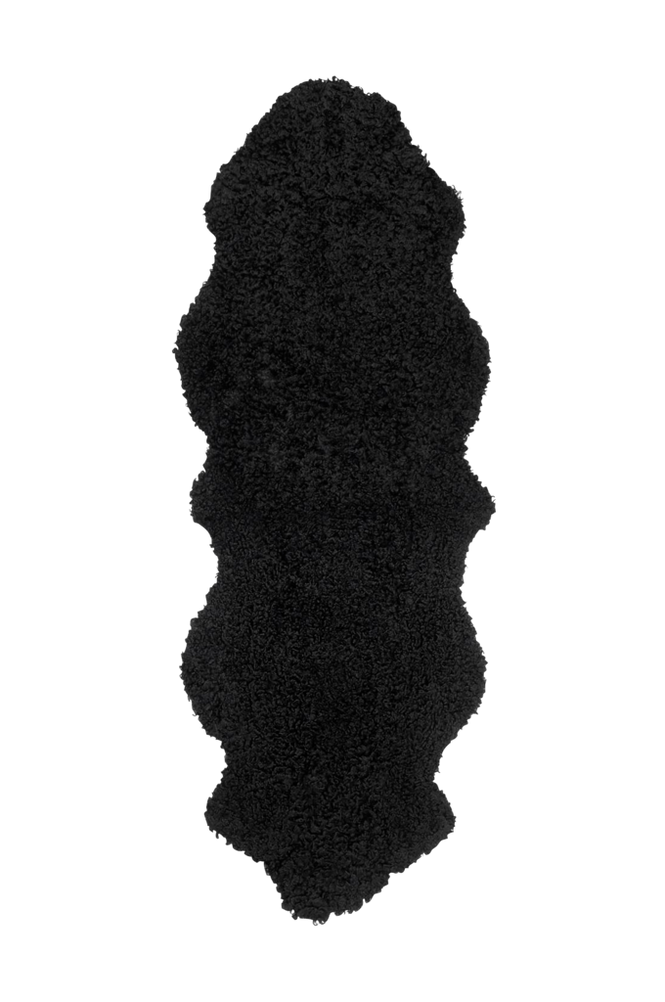 Fårskinn Curly Dubbelt