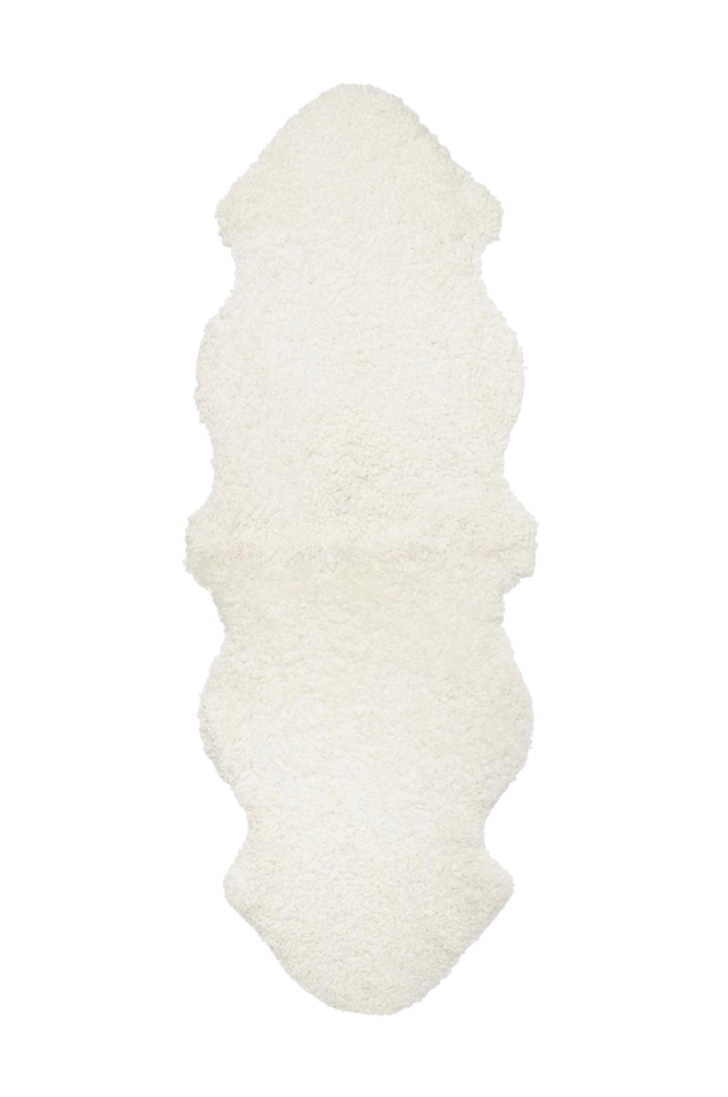 Fårskinn Curly Dubbelt