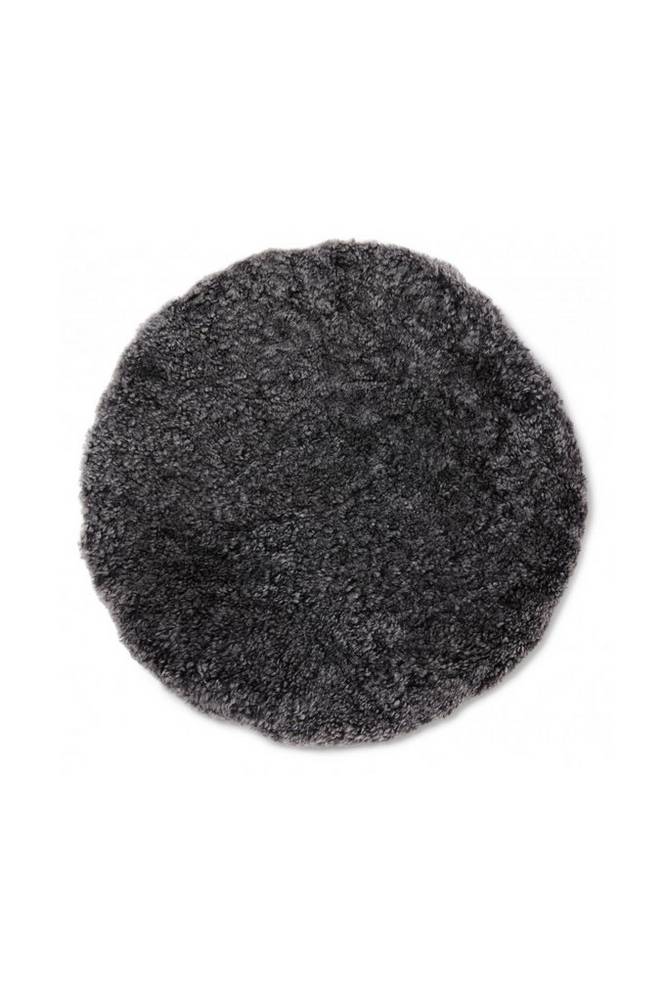 Fårskinnsdyna rund Curly