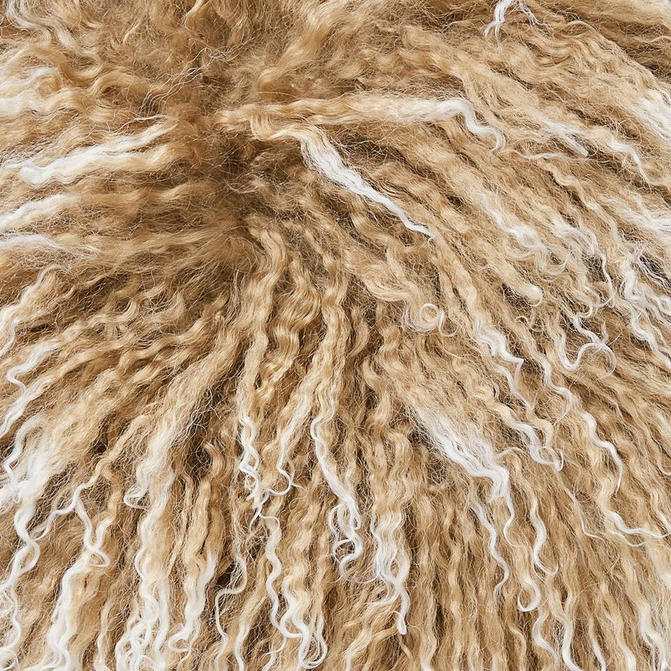 Skinnwille Kuddfodral fårskinn Shansi, beige från Skinnwille, bild 5