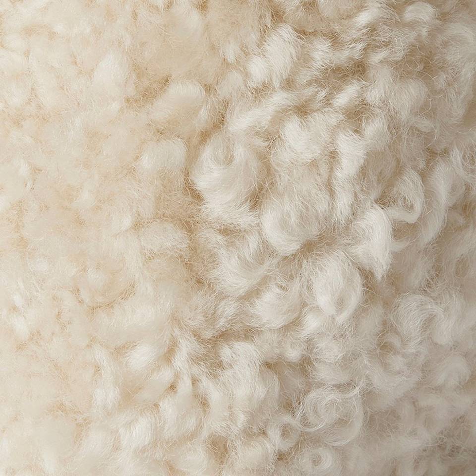 Skinnwille Snowy i fårskinn Curly, vit från Skinnwille, bild 5