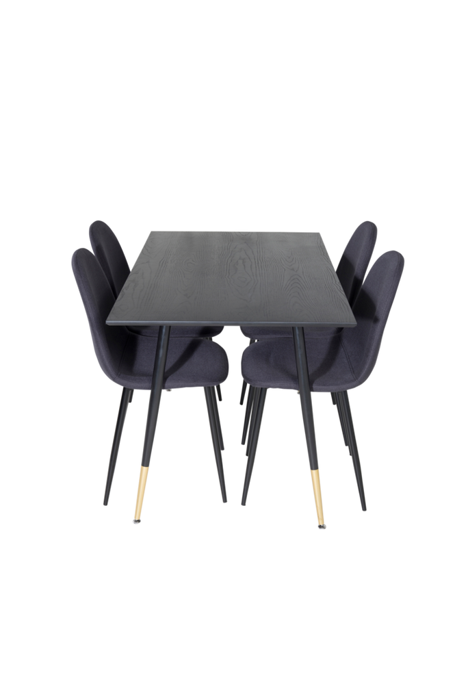 Spisegruppe Dipp med 4 stk. spisestoler Polar