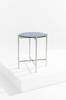 Gail sidebord i glas diameter 45 cm Stainless steel/tinted glass