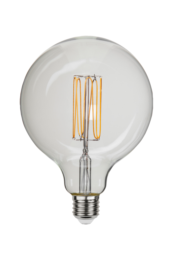 LED-lampa E27 G125 Decoled Grace Clear