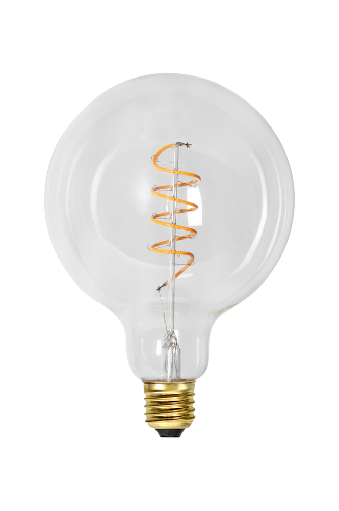 LED-pære E27 G125 Decoled Spiral Clear 3-step memory