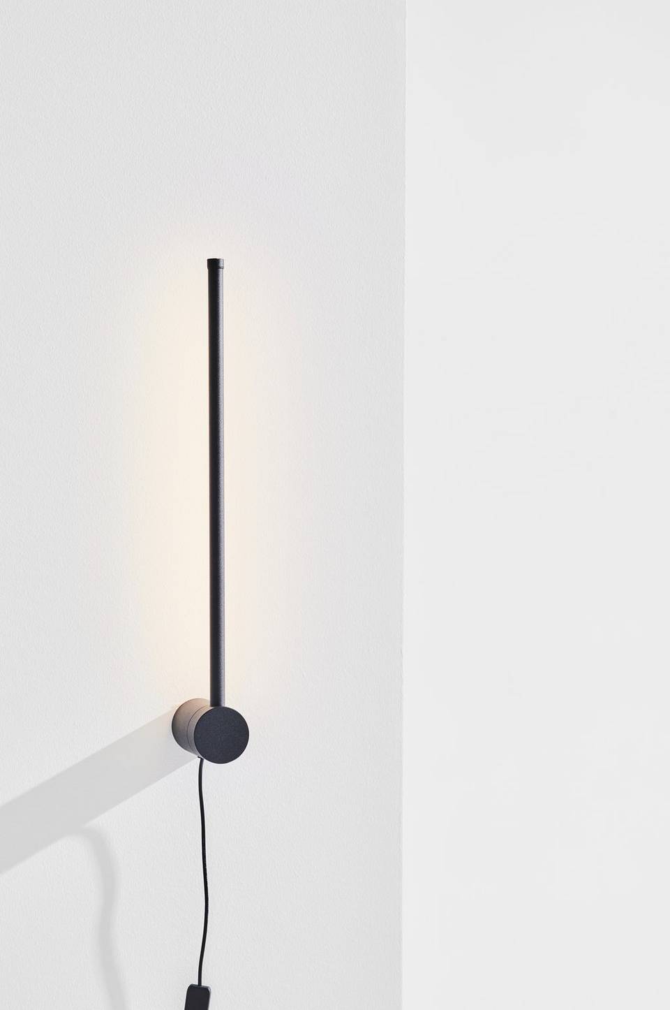 Pastill Yara LED vägglampa 50 cm, svart från Pastill, bild 2