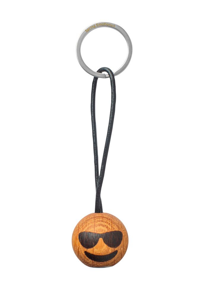 Emoji Nøglering Diameter 3 cm