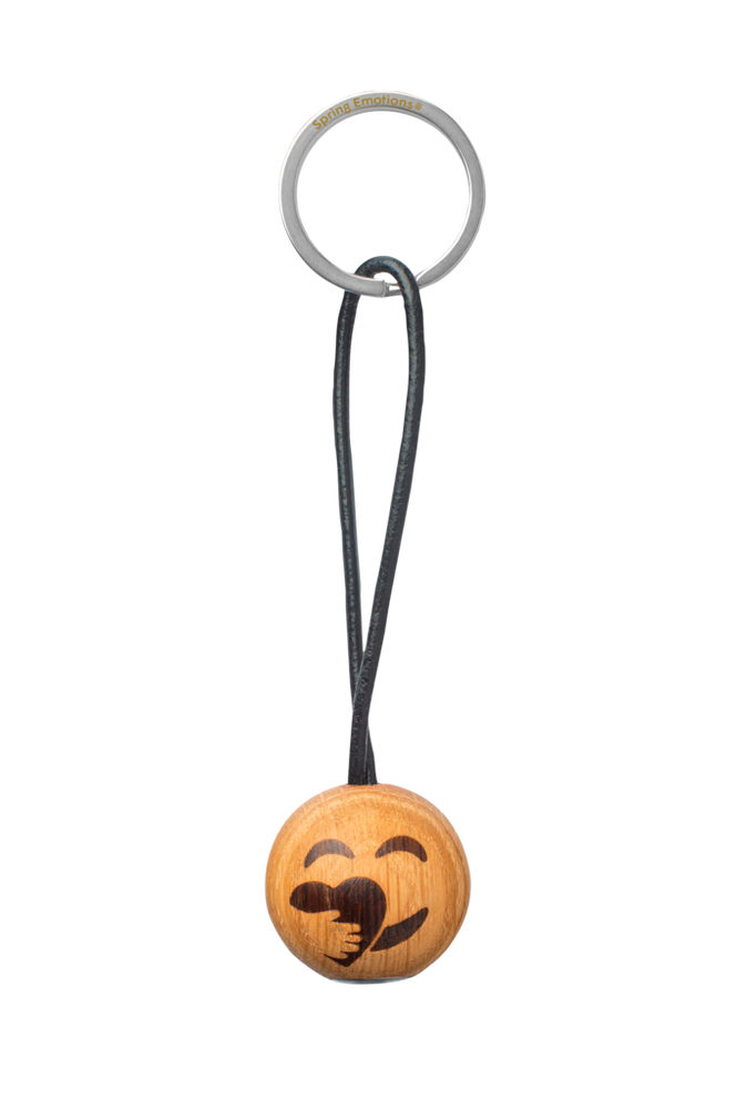Emoji Nøglering Diameter 3 cm