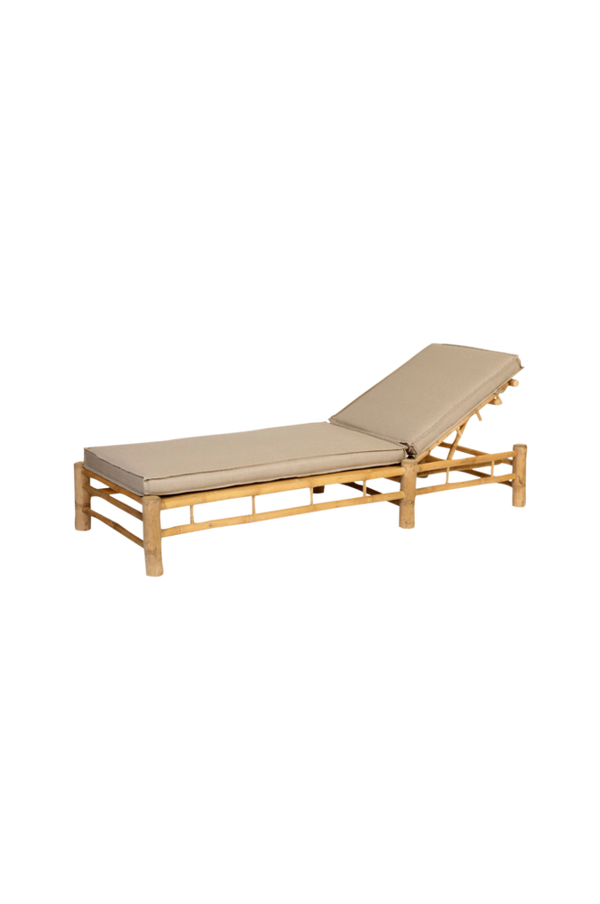 Solbädd Bamboo med dynor