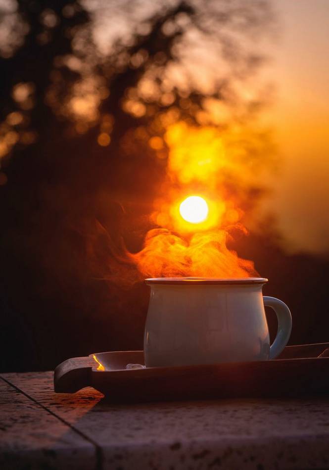 Poster Morning coffee