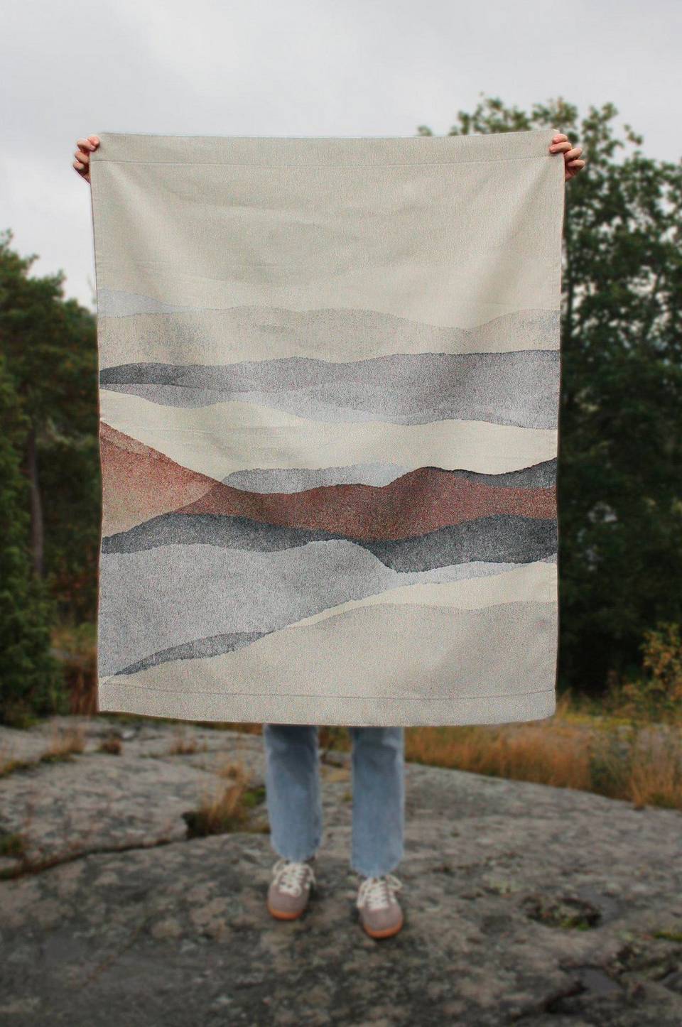 Svanefors Bonad Dunes 100x127cm, brun från Svanefors, bild 5