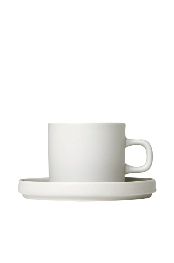 Kaffekopper med skål. Sett med 2 stk. Piler 200 ml