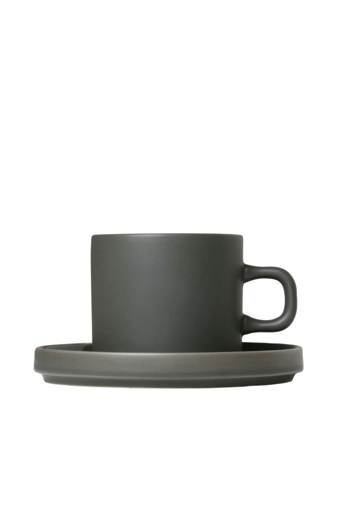 Kaffekopper med skål. Sett med 2 stk. Piler 200 ml