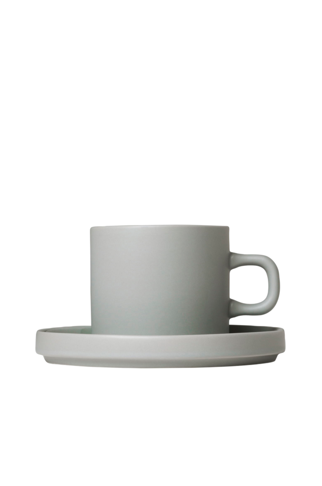 Kaffekopper med skål. Sett med 2 stk. Piler 200 ml