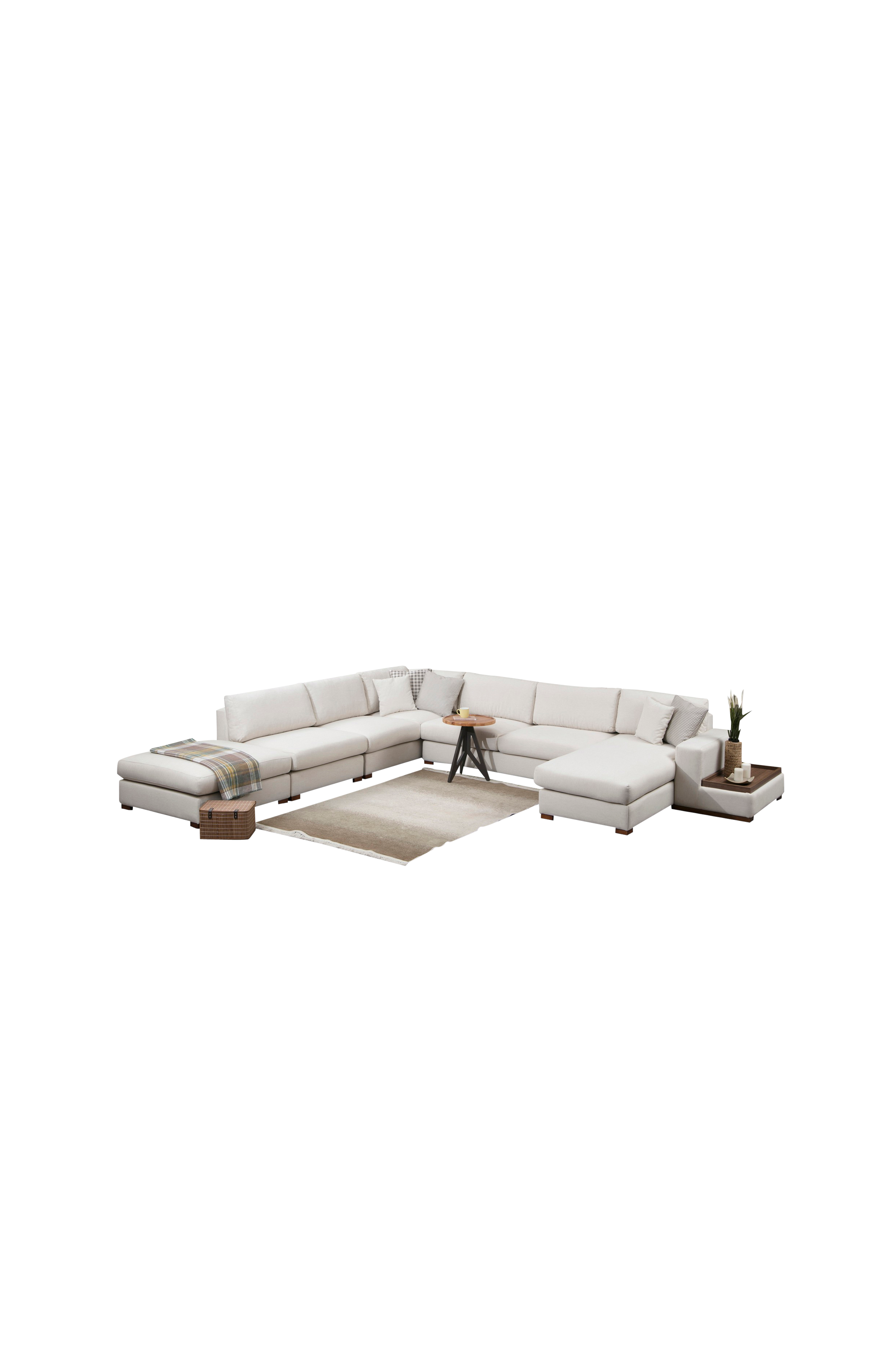 Kulmasohva Corner Sofa Loop 8 Beige Huonekalut Homeroom