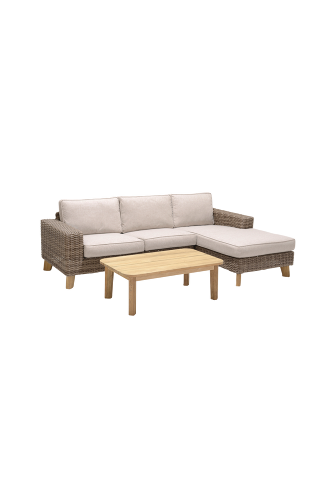 Loungeset med schäslong vänster BAHAMAS